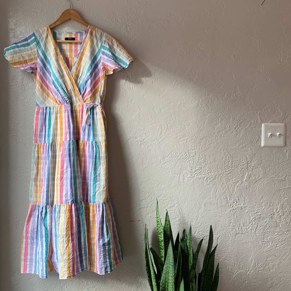 Sustainably Made Wrap Dress From J Crew